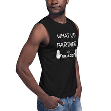 Load image into Gallery viewer, WUP BLACC Muscle Shirt