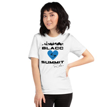 Load image into Gallery viewer, BLACC SUMMIT 23 Unisex t-shirt (May not arrive in time for Summit)